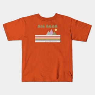 Big Bear Explore the outdoors rainbow Kids T-Shirt